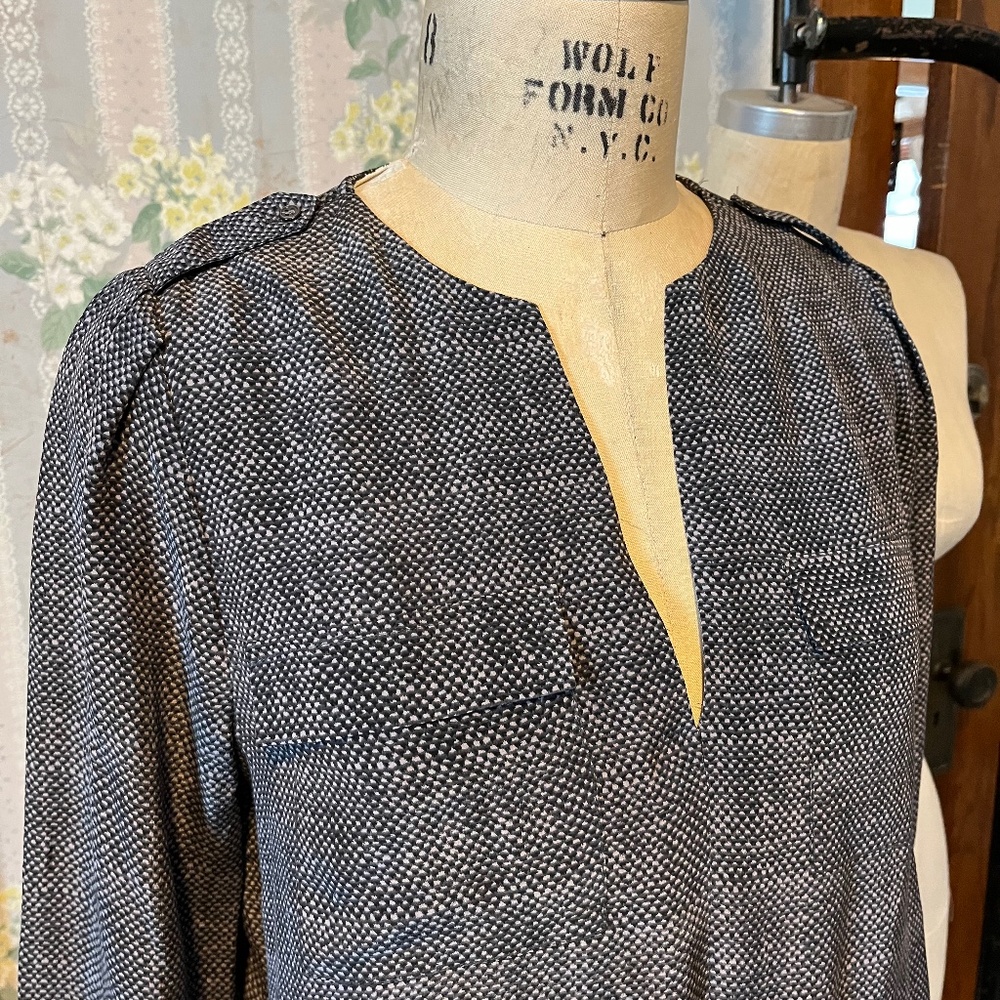 Joie silk tunic blouse size Small